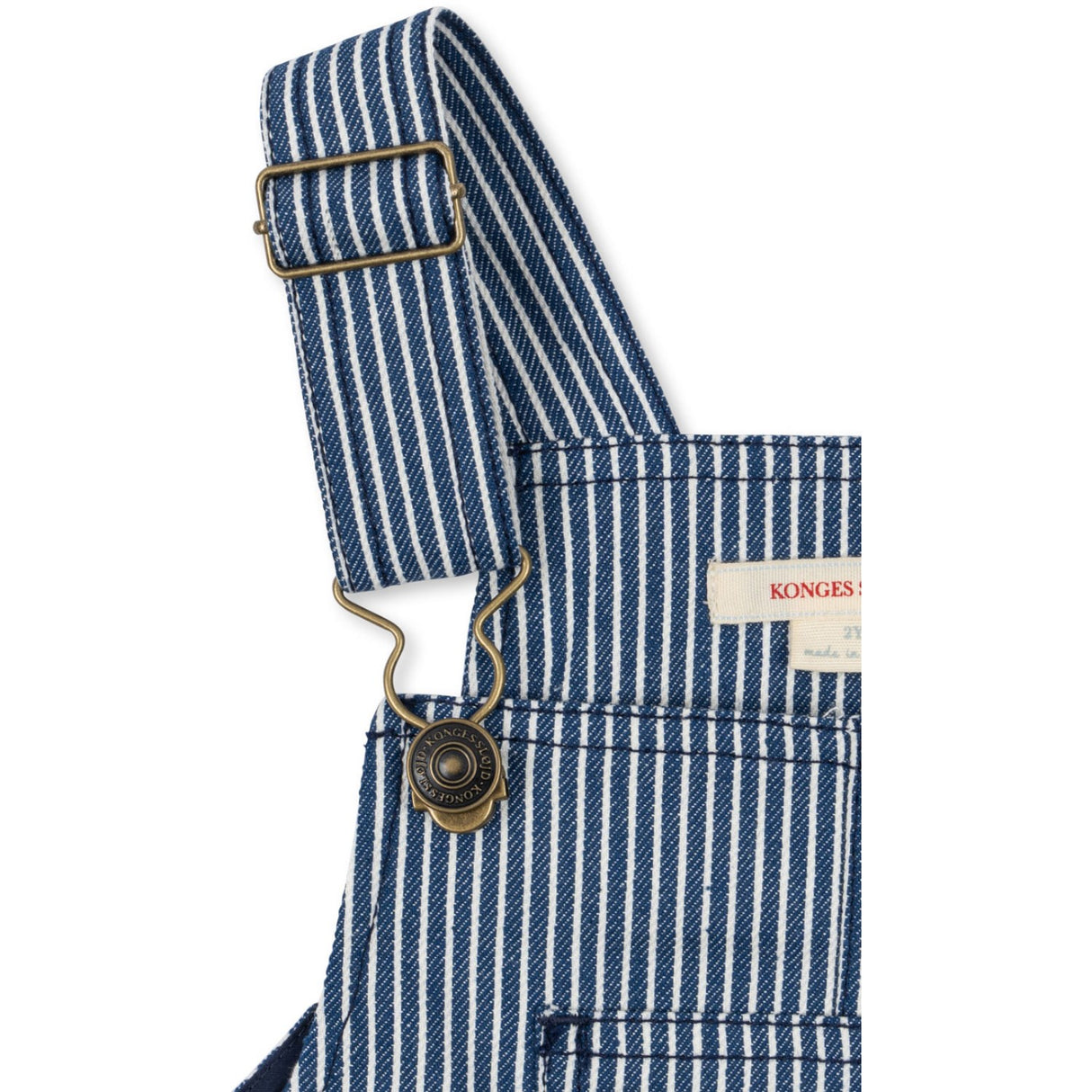 Konges Sløjd Blue Stripe Luc Overalls Gots