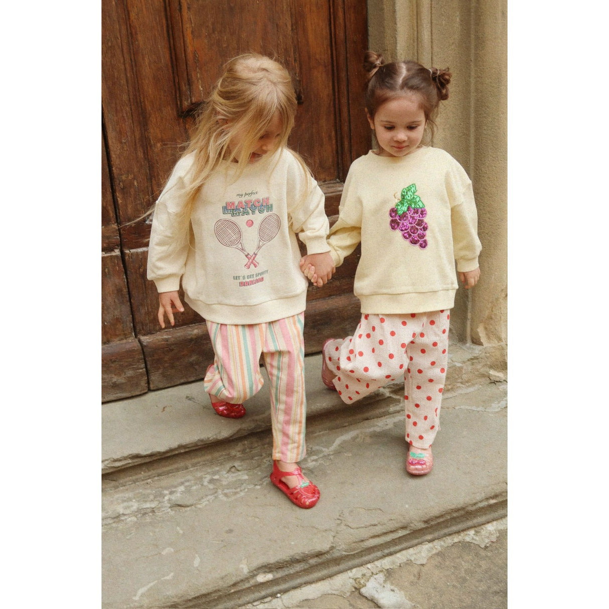 Konges Sløjd Buttercream Loupy Lou Sweat Skjorta Ocs