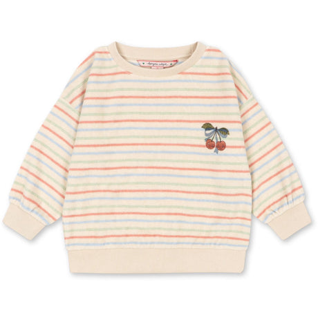 Konges Sløjd Confetti Stripe Itty Rib Sweat Skjorta Gots