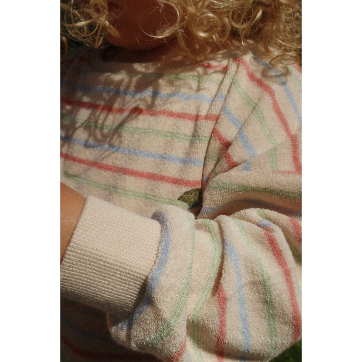 Konges Sløjd Confetti Stripe Itty Rib Sweat Skjorta Gots