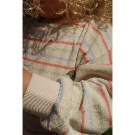 Konges Sløjd Confetti Stripe Itty Rib Sweat Skjorta Gots