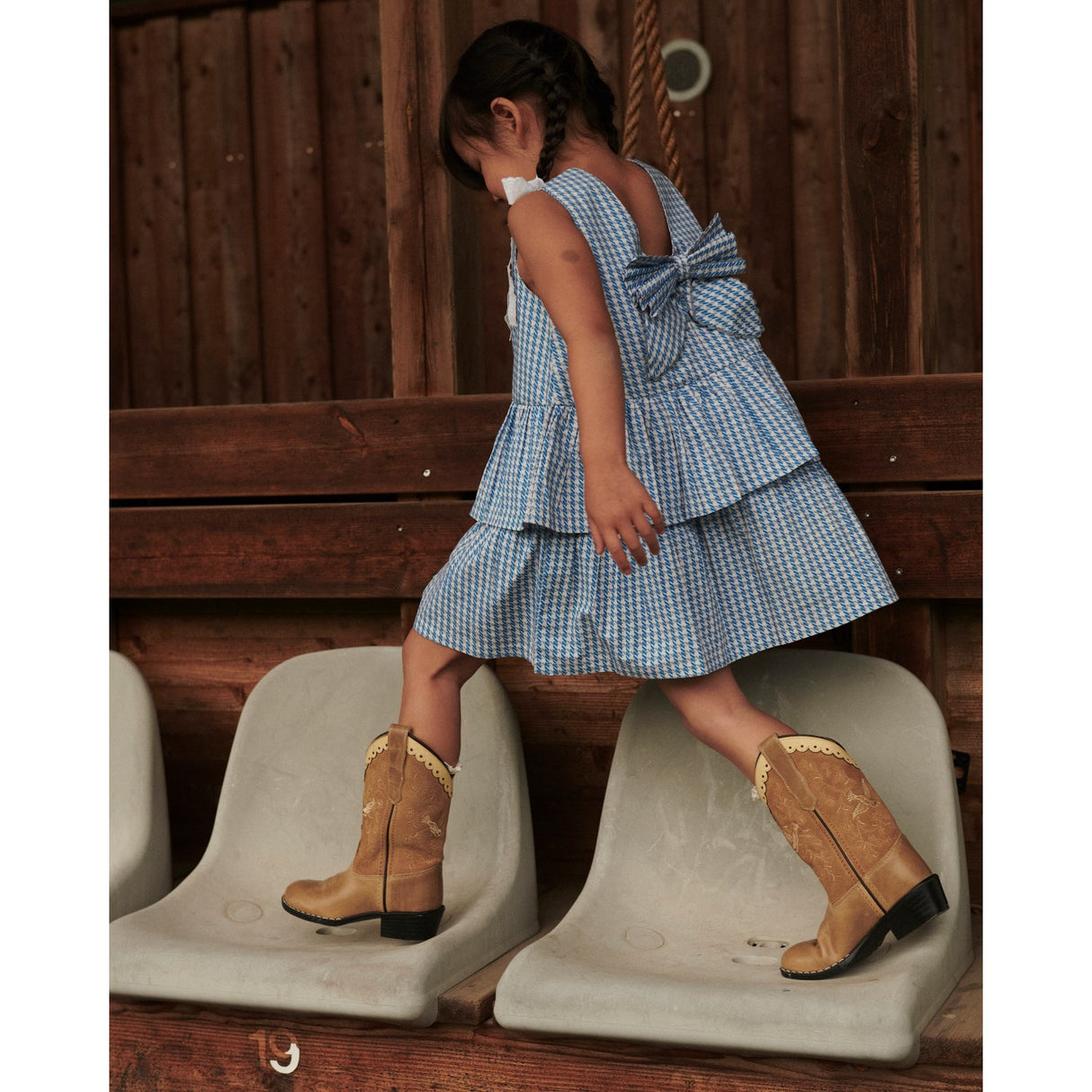 COPENHAGEN COLORS Beige Suede Limited Cowboy Stövlar High