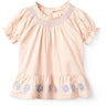 COPENHAGEN COLORS Dusty Rose Comb. Blus W. Smock W. Emb.