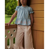 COPENHAGEN COLORS Lt. Blue Comb. Blus W. Smock W. Emb.
