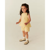 COPENHAGEN COLORS Pale Yellow Comb. Deco Topp & Shorts Sett