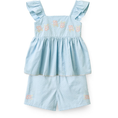 COPENHAGEN COLORS Lt. Blue Comb. Summer Sett W. Emb.