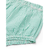 COPENHAGEN COLORS Sharp Green W Cream Stripe Seersucker Baby Sett