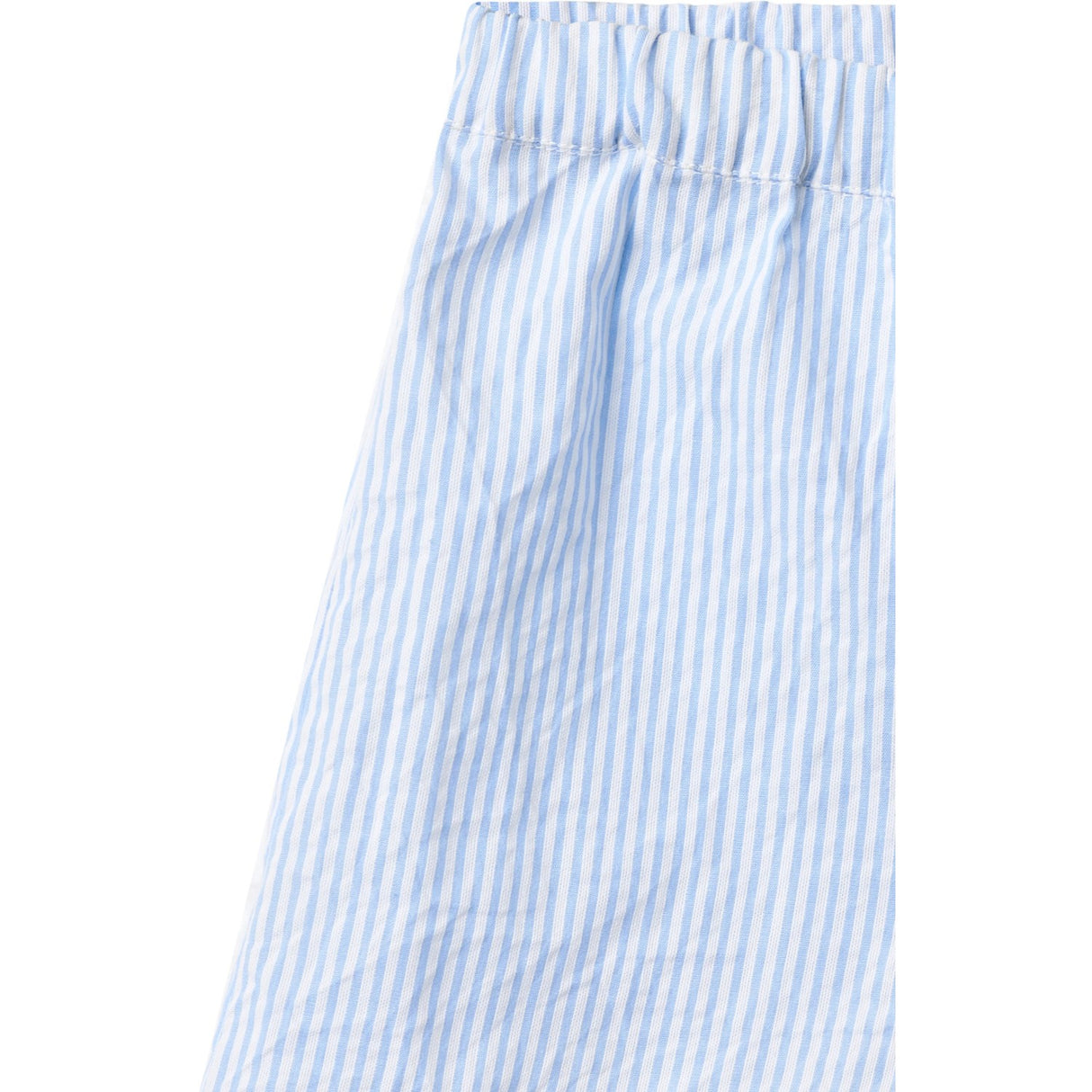 COPENHAGEN COLORS Sky Blue W Cream Stripe Seersucker Deco Sett