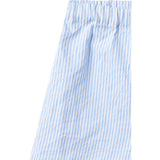 COPENHAGEN COLORS Sky Blue W Cream Stripe Seersucker Deco Sett