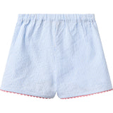 COPENHAGEN COLORS Sky Blue W Cream Stripe Seersucker Deco Sett