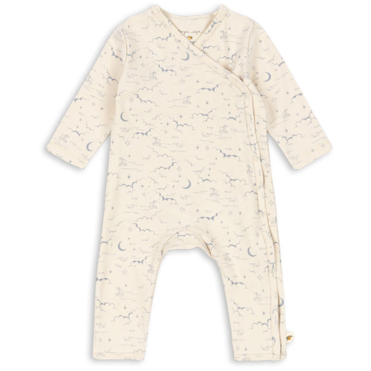Konges Sløjd Cielo Marino Basic Newborn Onesie Gots