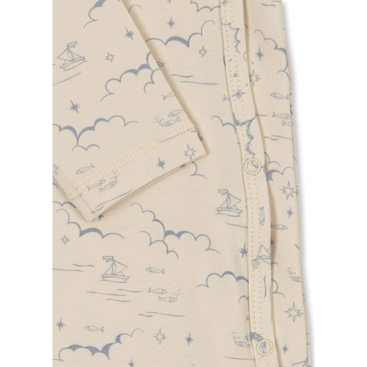 Konges Sløjd Cielo Marino Basic Newborn Onesie Gots