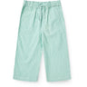 COPENHAGEN COLORS Sharp Green W Cream Stripe Seersucker Pajama Byxor