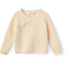 COPENHAGEN COLORS Cream Baby Cross-Over Cardigan