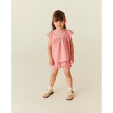 COPENHAGEN COLORS Pink Comb. Blus W. Contrast Piping
