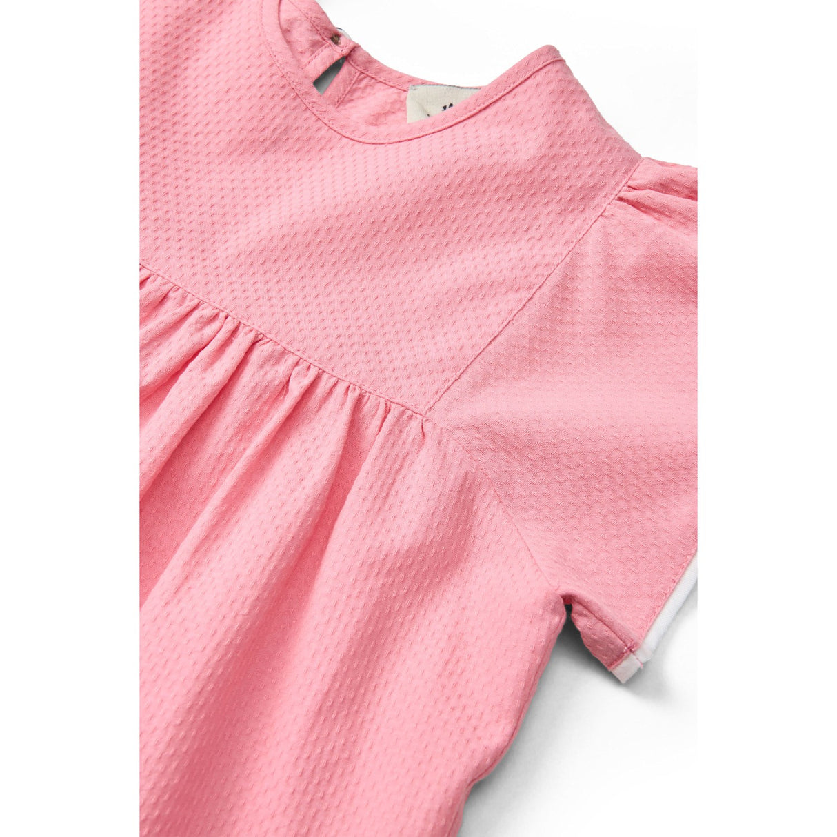 COPENHAGEN COLORS Pink Comb. Blus W. Contrast Piping
