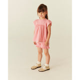 COPENHAGEN COLORS Pink Comb. Blus W. Contrast Piping