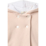 COPENHAGEN COLORS Soft Pink W Cream Bomull Baby Jacka W. Huva