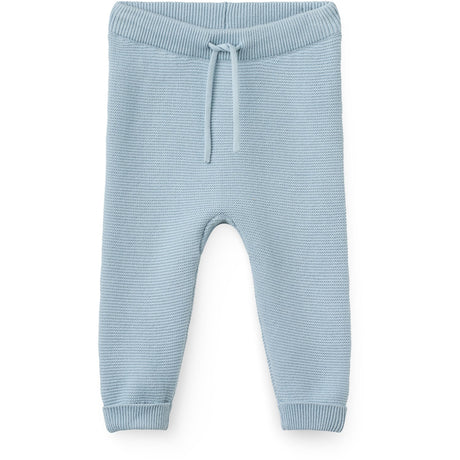 COPENHAGEN COLORS Dusty Blue Bomull Baby Leggings