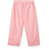COPENHAGEN COLORS Pink Houndstooth Mini Houndstooth Byxor