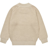 COPENHAGEN COLORS Sand Stickad Classic Rib Blus
