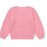 COPENHAGEN COLORS Pink Stickad Classic Rib Cardigan