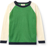 COPENHAGEN COLORS Sharp Green Comb. Light Stickad Färg Block Blus