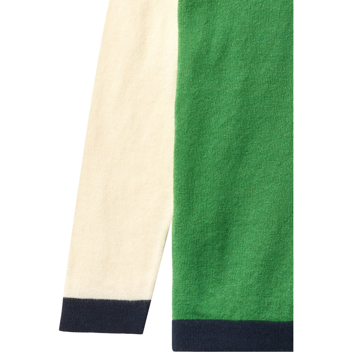 COPENHAGEN COLORS Sharp Green Comb. Light Stickad Färg Block Blus