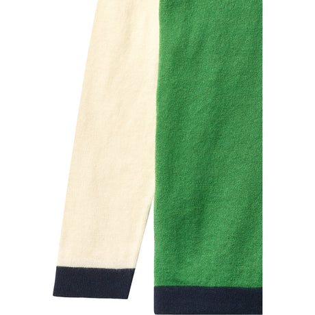 COPENHAGEN COLORS Sharp Green Comb. Light Stickad Färg Block Blus