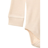 COPENHAGEN COLORS Dusty Rose/Cream Stripe Modal Rib Ls Body