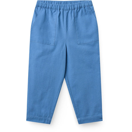 COPENHAGEN COLORS Ocean Blue Byxor W. Big Pockets