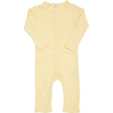COPENHAGEN COLORS Pale Yellow Pointelle Heart Full Body