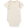 COPENHAGEN COLORS Cream Pointelle Heart Lapneck Body Ss
