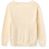 COPENHAGEN COLORS Cream Comb. Pull Över W. Embroidery