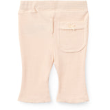 COPENHAGEN COLORS Dusty Rose Stripe Stripe Modal Rib Flare Pant W. Picot & Rosett