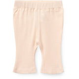 COPENHAGEN COLORS Dusty Rose Stripe Stripe Modal Rib Flare Pant W. Picot & Rosett