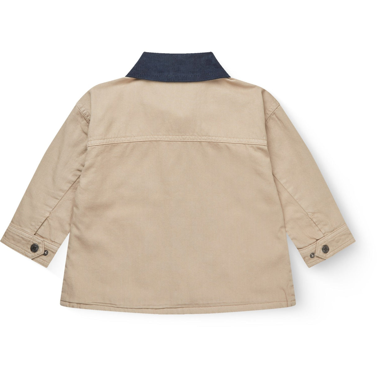 COPENHAGEN COLORS Beige Comb. Twill Jacka W. Corduroy Krage