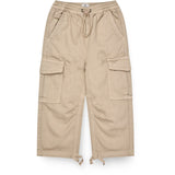 COPENHAGEN COLORS Beige Twill Baggy Byxor W. Pockets