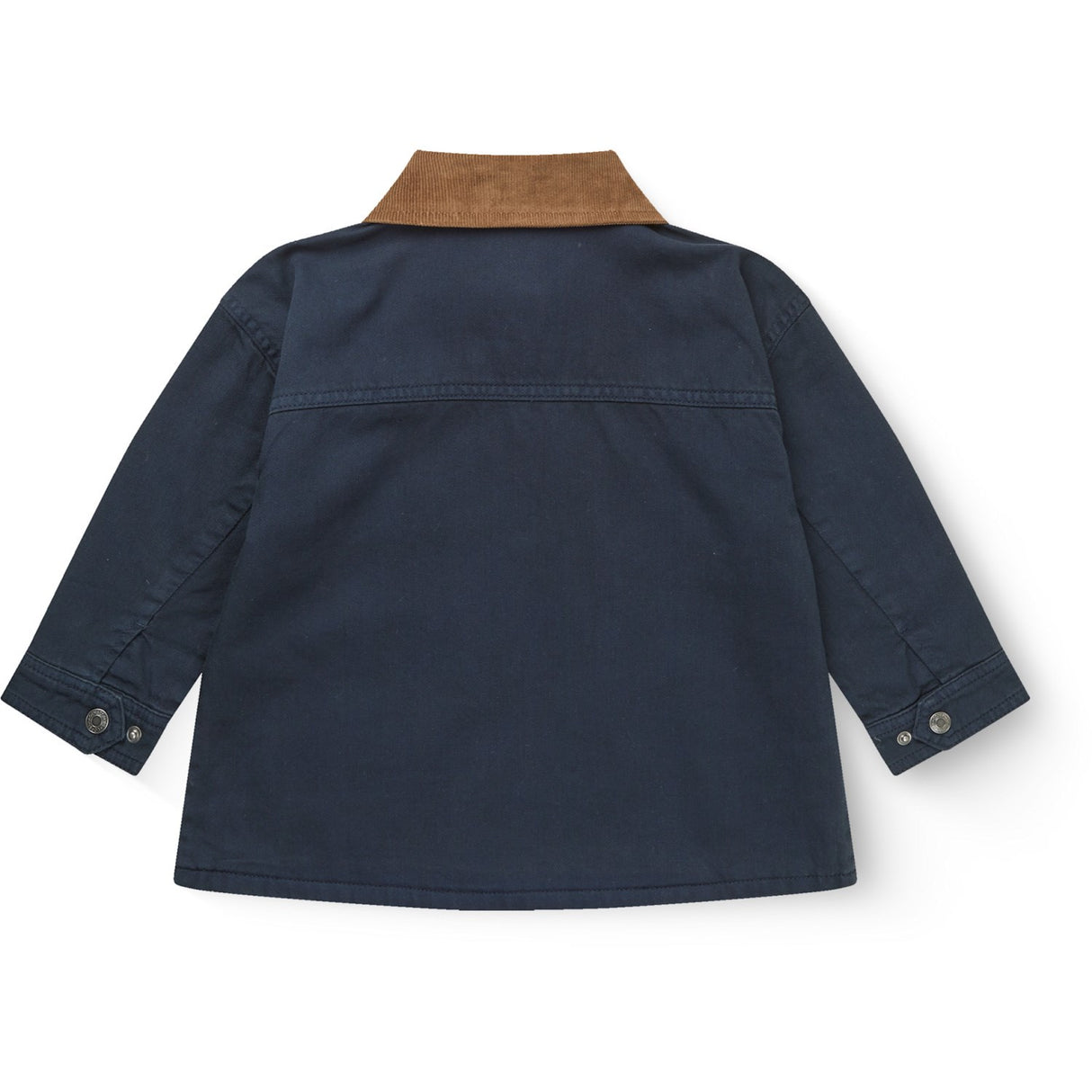 COPENHAGEN COLORS Navy Comb Twill Jacka W. Corduroy Krage