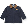 COPENHAGEN COLORS Navy Comb Twill Jacka W. Corduroy Krage