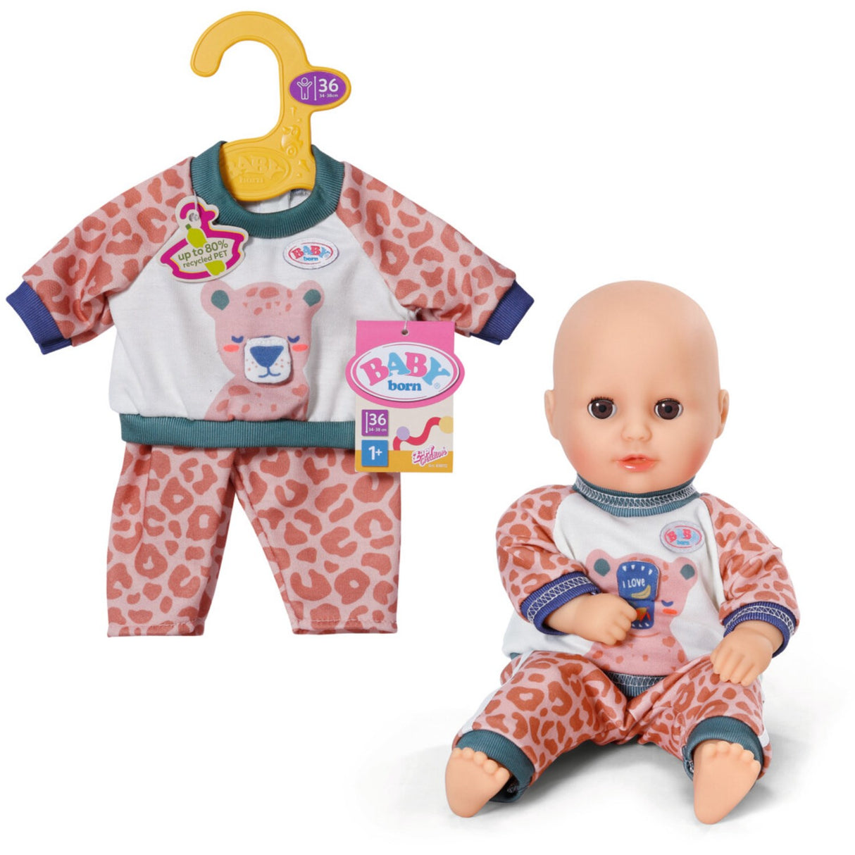 BABY Born Jogging Dräkt Jungle 36cm