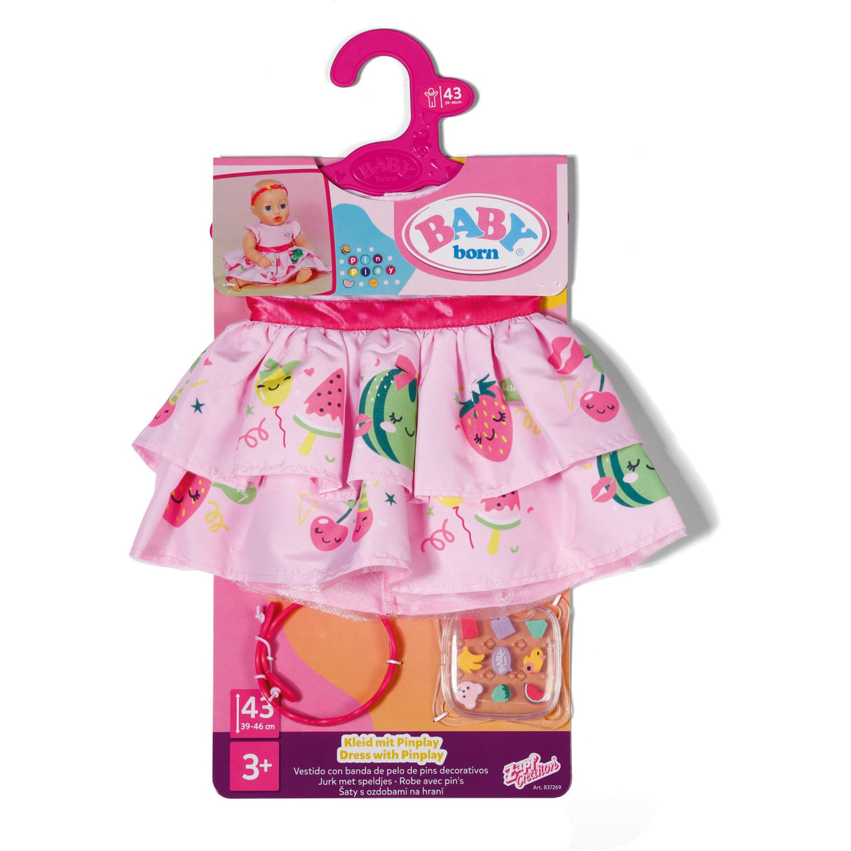 BABY Born Klänning With Pinplay 43cm