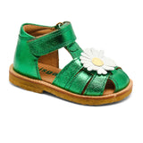 Bisgaard Green Metallic Kaia Sandal