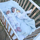 Nordbaby Natural/White Dropside Cot Leolia