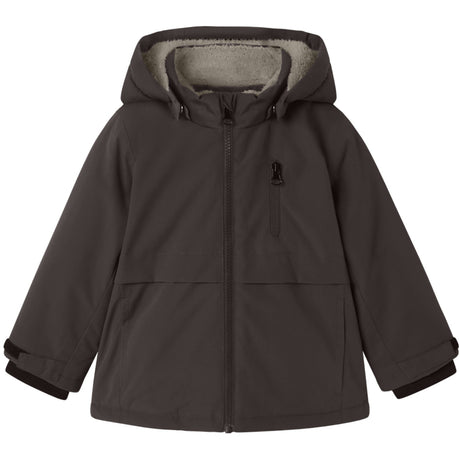 Name It Seal Brown Nmmsnow05 Jacka Solid 2Fo