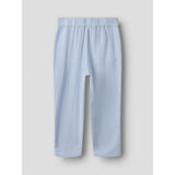 Lil'Atelier Zen Blue Nmmfulina Loose Byxor Lil