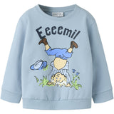 Name It Blue Fog Nmmmaska Emil Nreg Sweat Unb Sky
