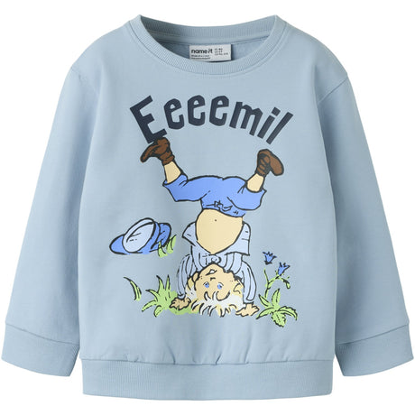 Name It Blue Fog Nmmmaska Emil Nreg Sweat Unb Sky