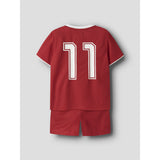 Name It True Red Nmnhiteam Shorts Sett
