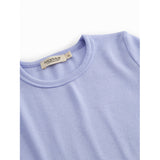 MarMar Modal Fine Rib Ice Lavender Tani Blus
